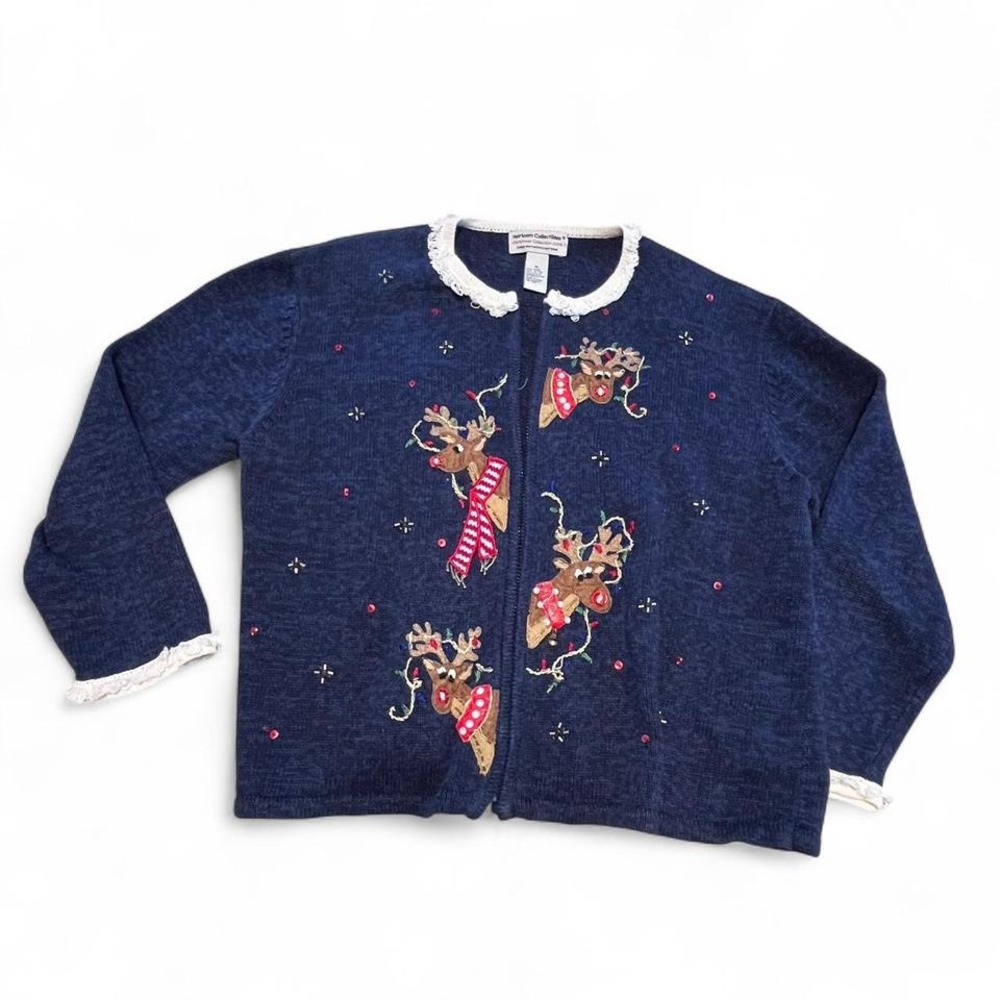 Heirloom collectibles Christmas‎ reindeer sweater